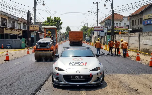jasa pengaspalan hotmix Bekasi - Perbaikan jalan lingkungan di Bekasi